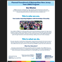 Planned Parenthood of Metropolitan New Jersey: Teen LINKS Program