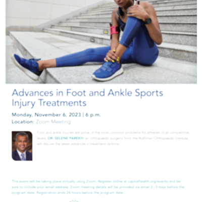 Advances in Foot and Ankle Sports Injury Treatments