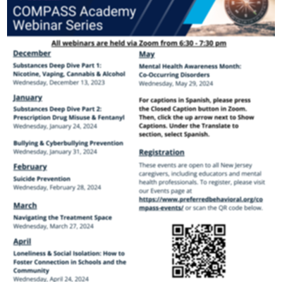 COMPASS Academy Webinar: Suicide Prevention
