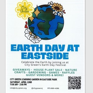 Earth Day At City Green's Eastside Park