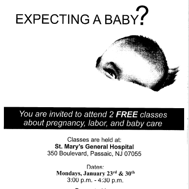 Two Free Classes Available for Expecting Parents