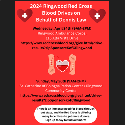 2024 Ringwood Red Cross Blood Drive
