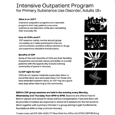 Intensive Outpatient Program (SERV)