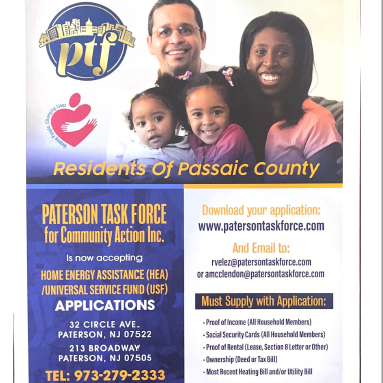 Home Energy Assistance/Universal Service Fund for Residents of Passaic County