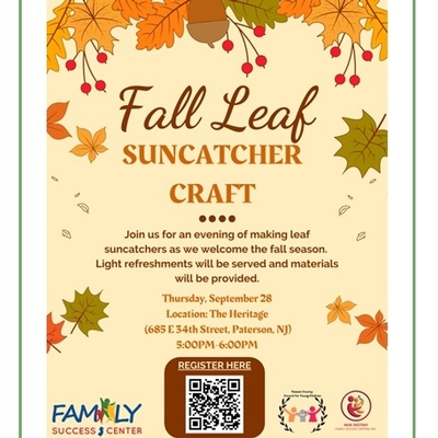 Community Resource: Fall Leaf Suncatcher Craft