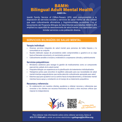 JFS: Bilingual Adult Mental Health (BAMH) (español)