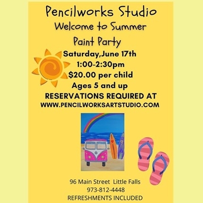 Welcome to Summer Paint Party (Pencilworks Studio)