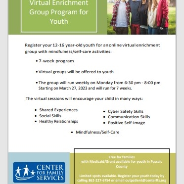 Spring Enrichment Group Programs for Youth (CFFS)