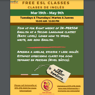 Clases gratuitas de ESL