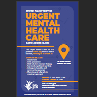 Jewish Family Service: Urgent Mental Health Care Rapid Access Clinic